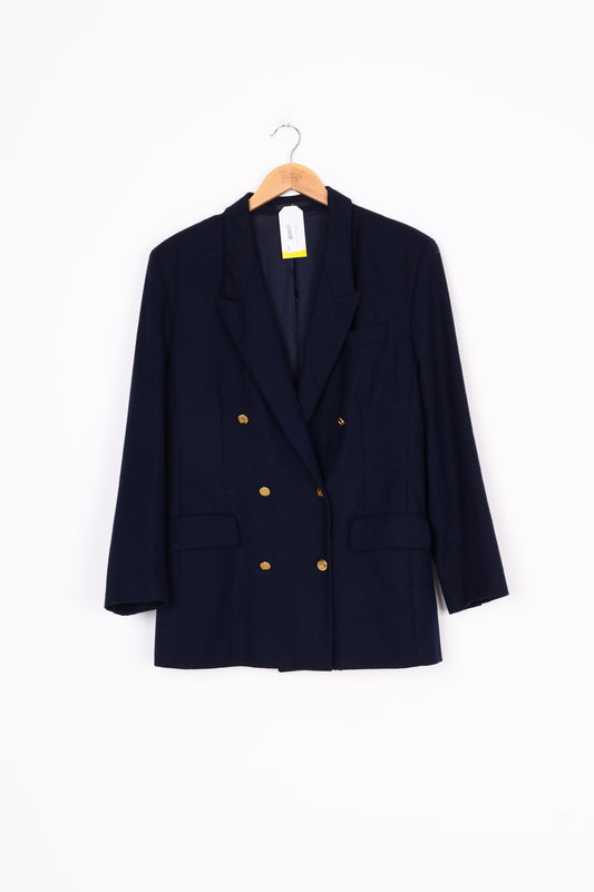 Burberrys Womens Blue Blazer Size S