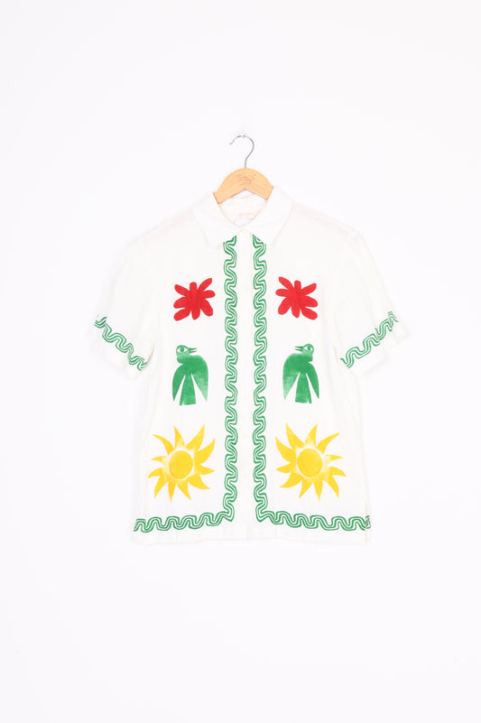 Gorman Womens White Shirt Size 6