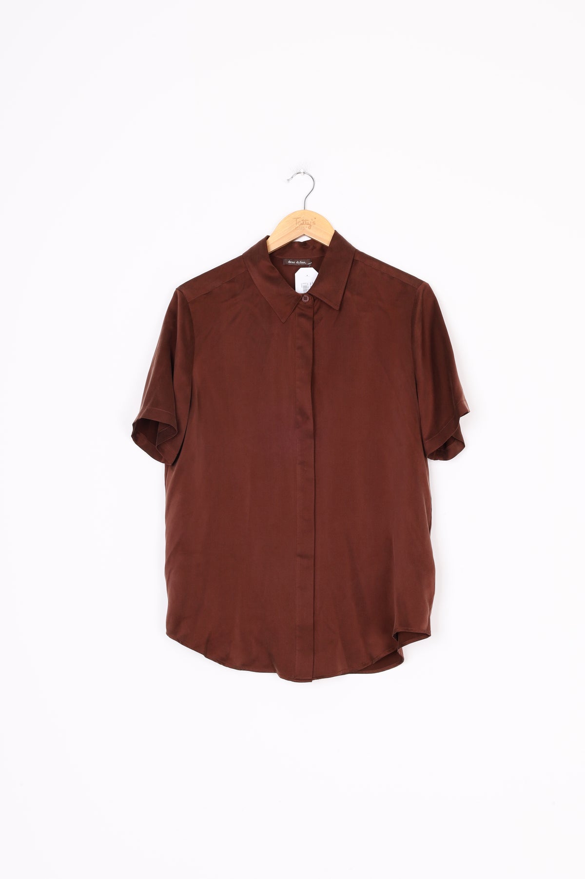 dear dylan, Womens Brown Shirt Size 0