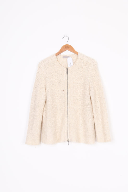 Workshop Womens Cream Jacket Size S