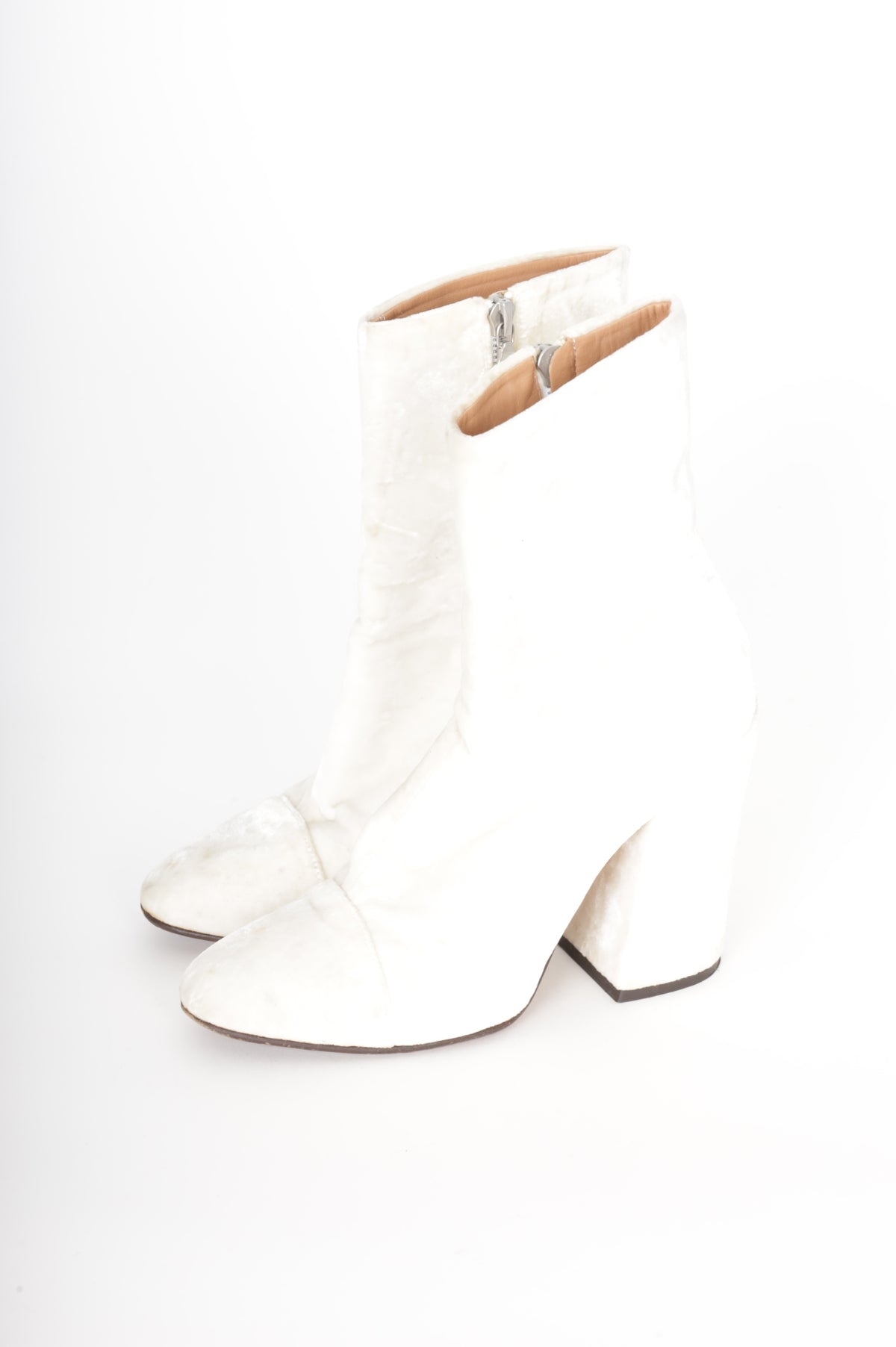 Dries Van Noten Womens White Boots  Size EU 36