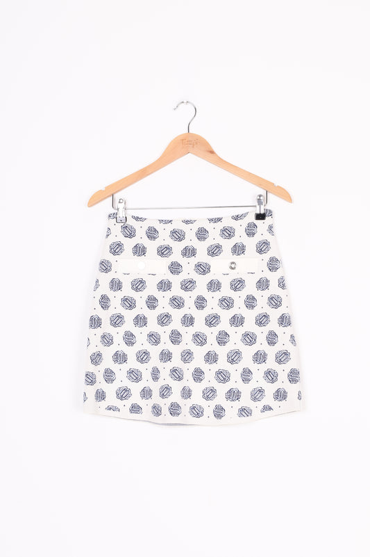 Maje Womens White Skirt Size 38