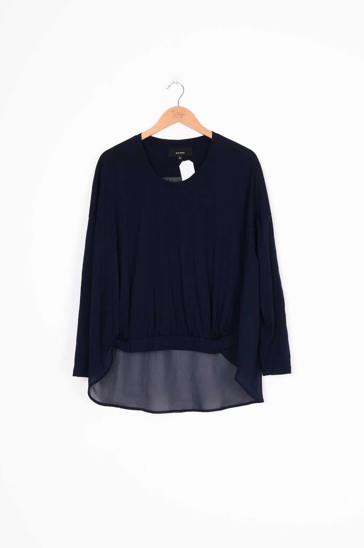 Moochi Womens Blue Top Size M
