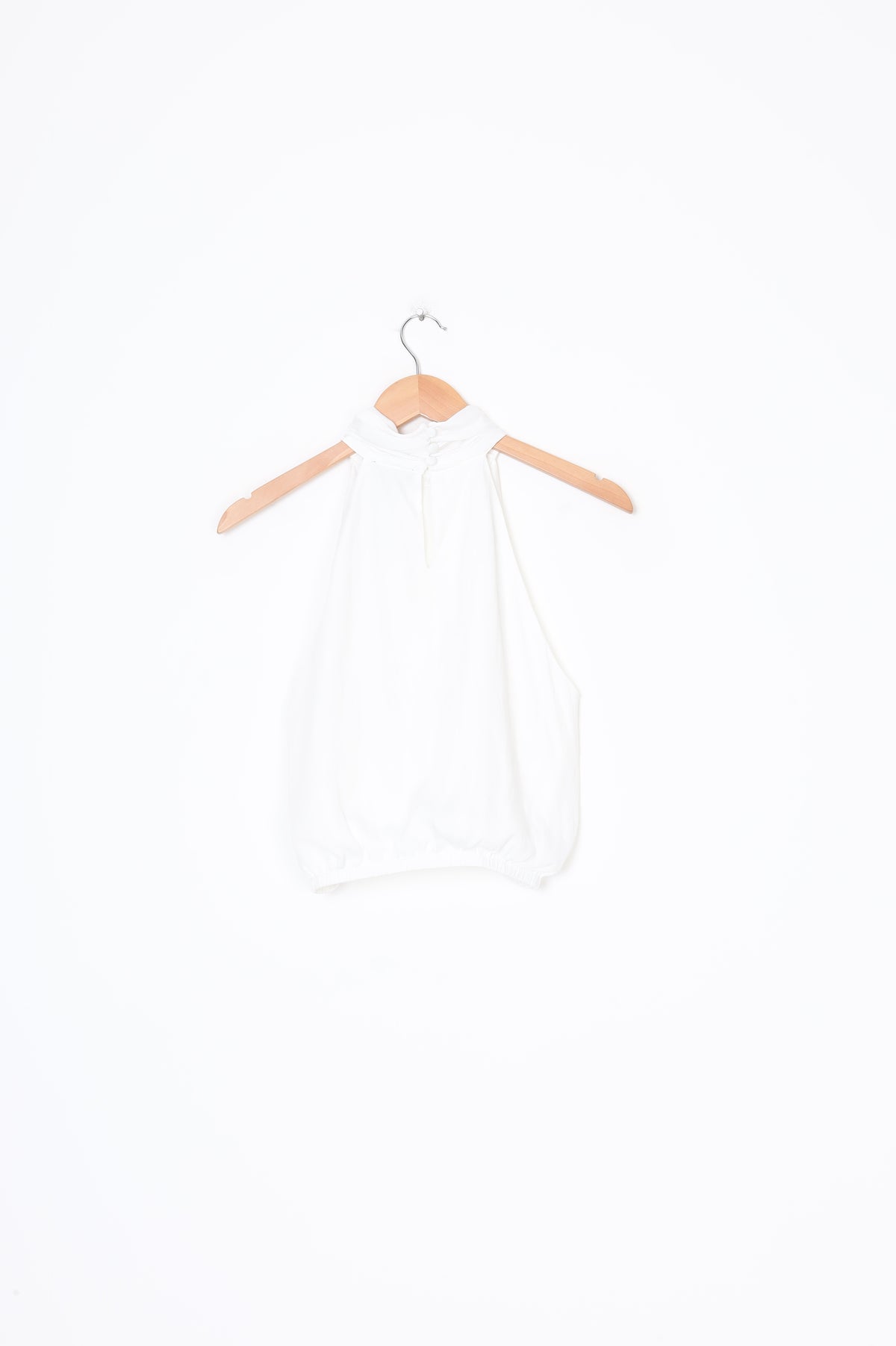 Amaya Womens White Top Size 12