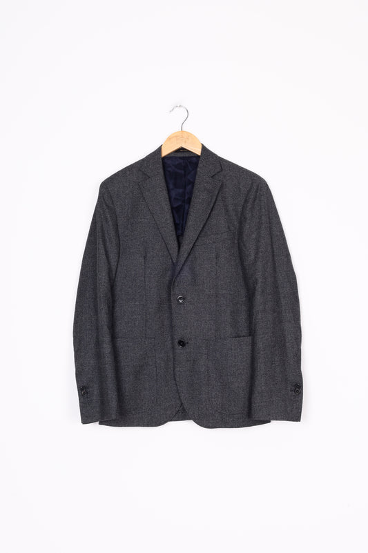 Massimo Dutti Mens Grey Blazer Size 46