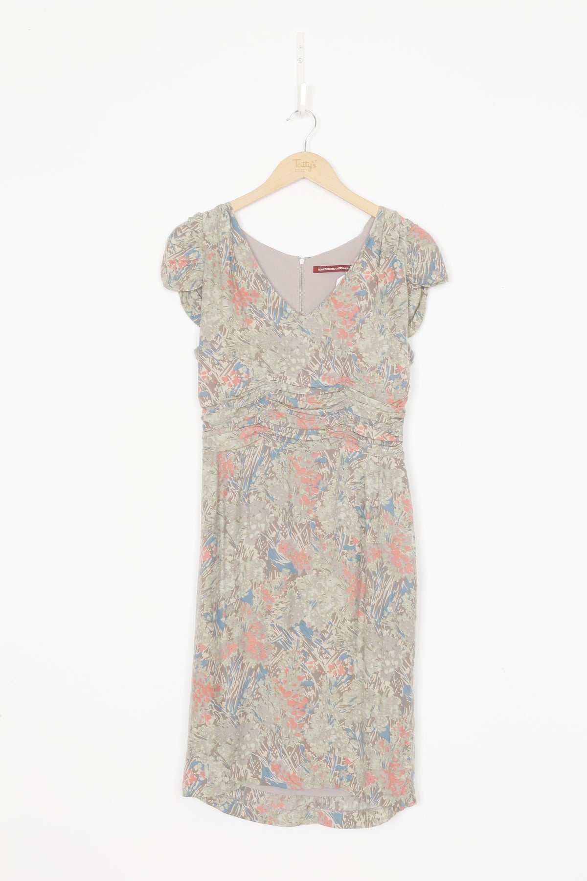 Comptoir Des Cotonniers Womens Green Dress Size 38