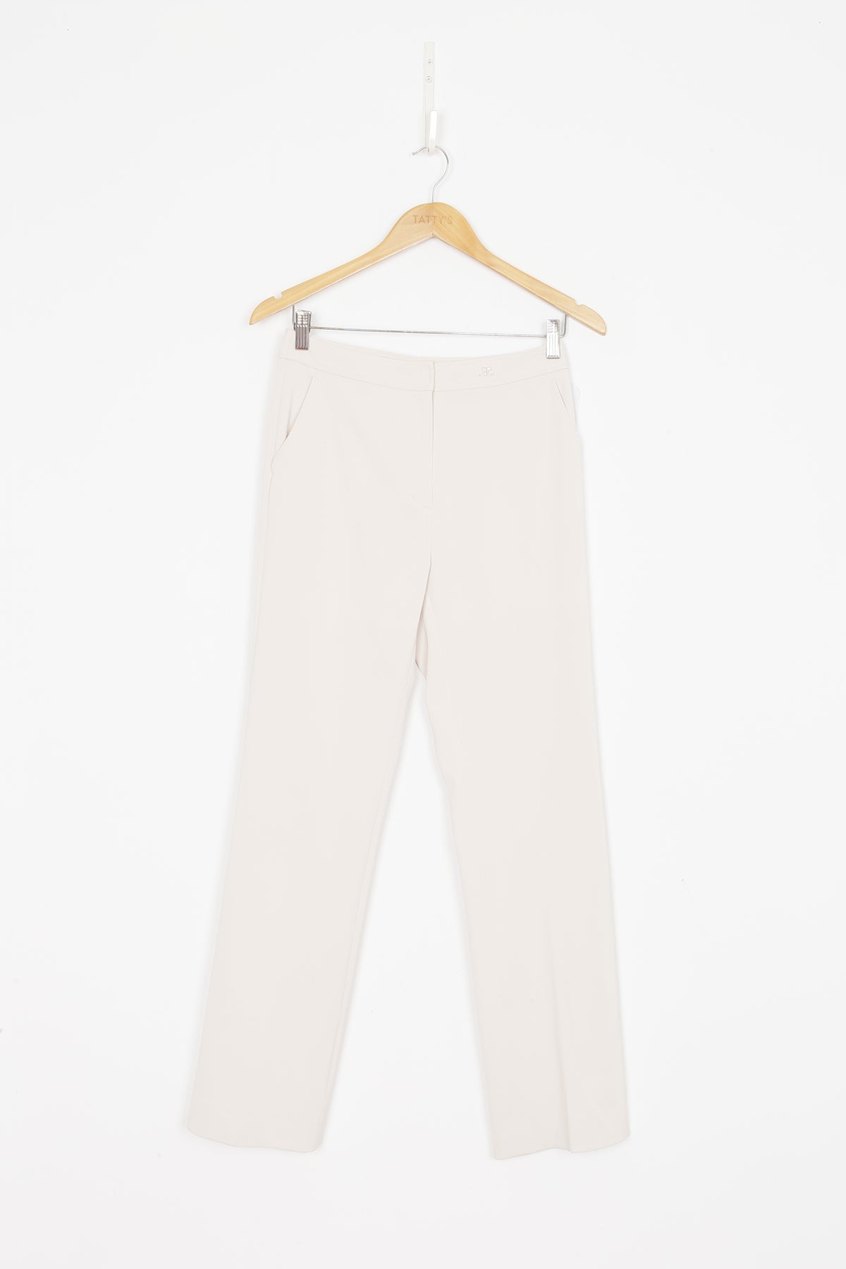 Courreges Womens Beige Pants Size S