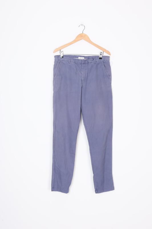 Folk Mens Blue Pants Size 4