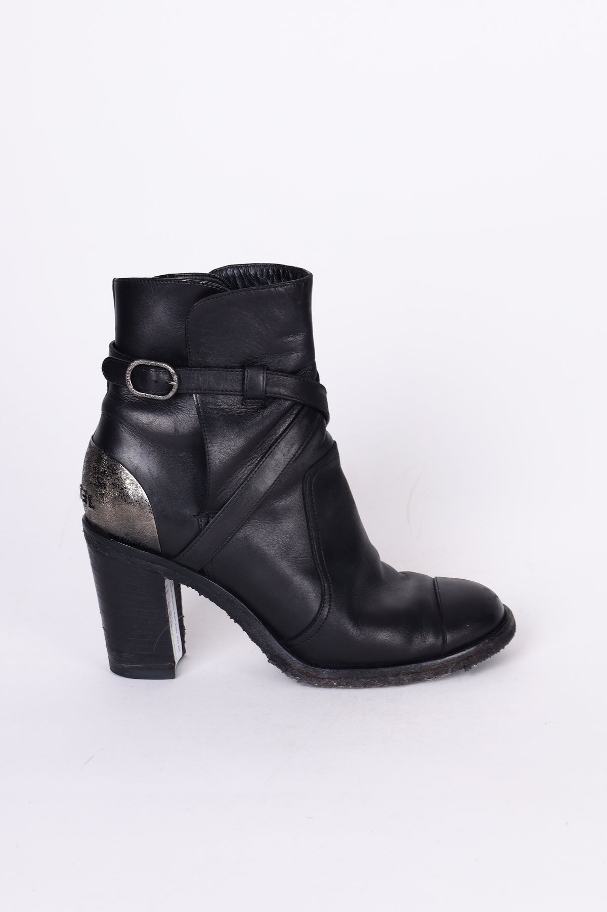 Chanel Womens Black Boots  Size N/S