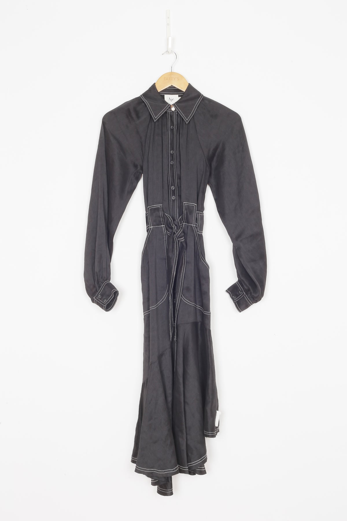 Aje. Womens Black Dress Size 4