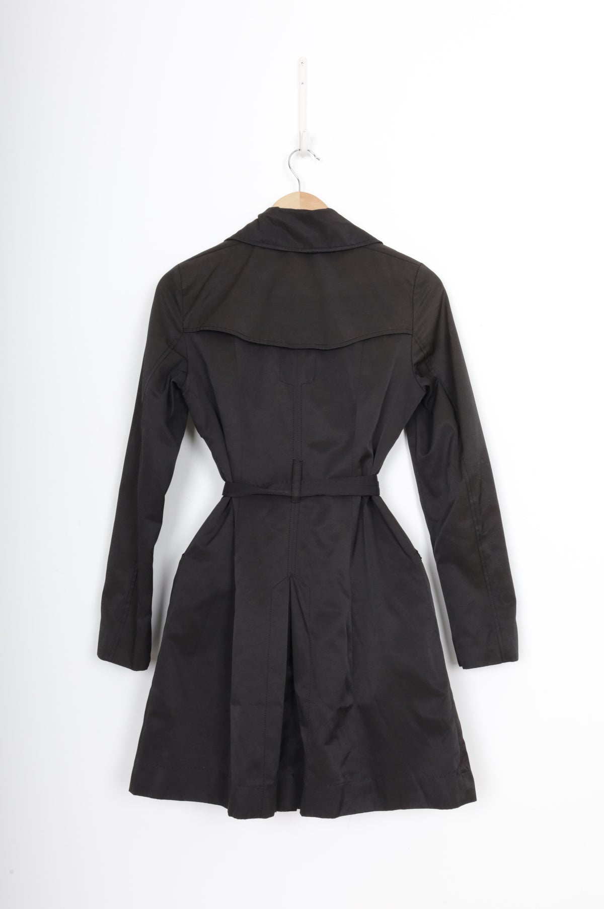 Kenneth Cole Womens Black Coat Size S