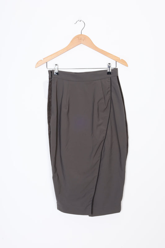 Taylor Womens Khaki Skirt Size S