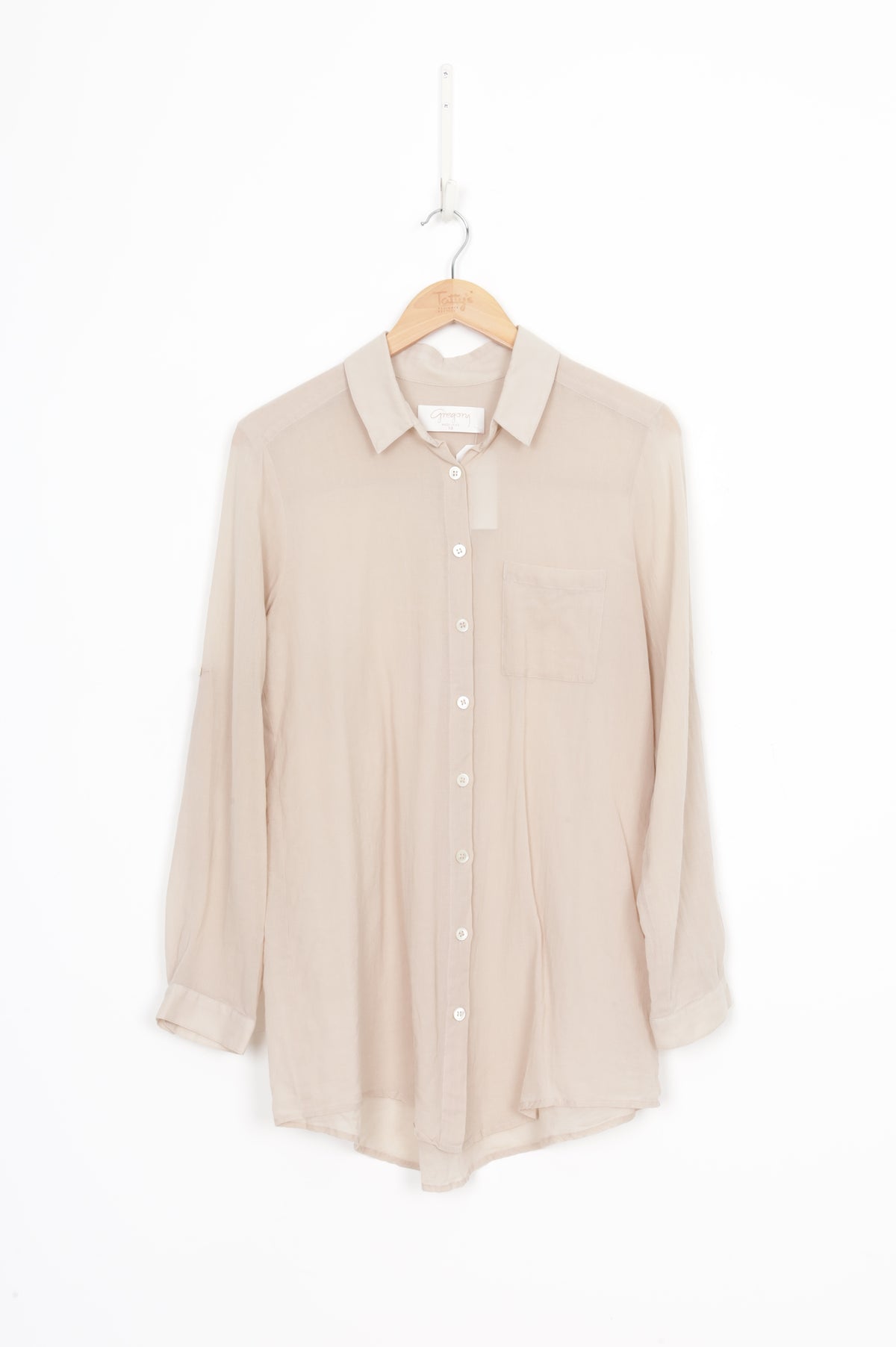 Gregory Womens Beige Shirt Size 12