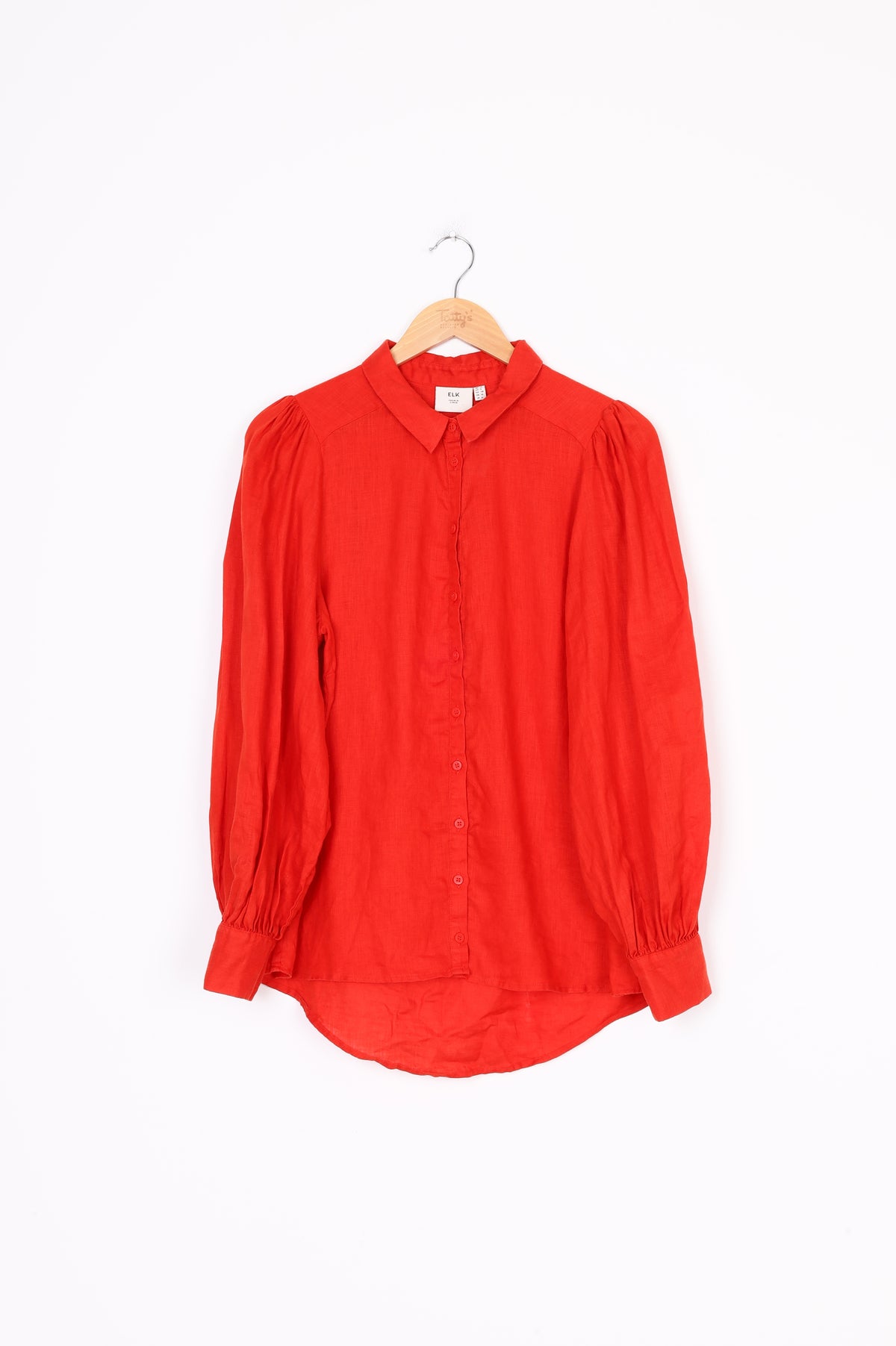 Elk Womens Red Shirt Size 10