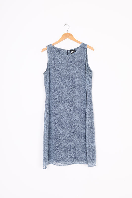 Max - Vintage Womens Blue Dress Size 16