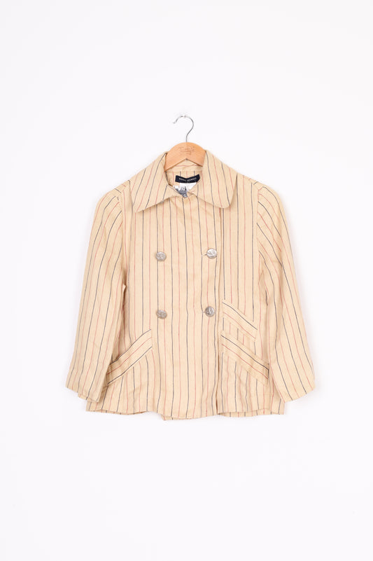 Yoshi Kondo Womens Beige Blazer Size S