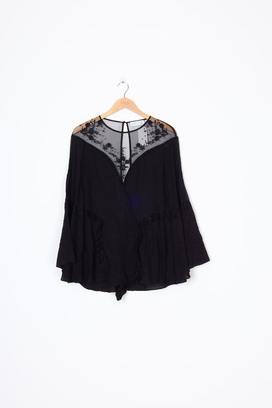 Alice Mccall Womens Black Playsuit Size 8