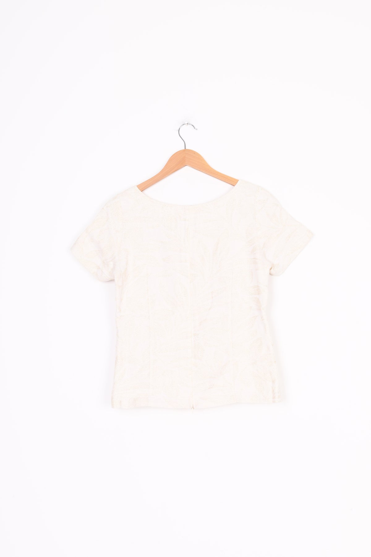 Carlson Womens Cream Top Size 10