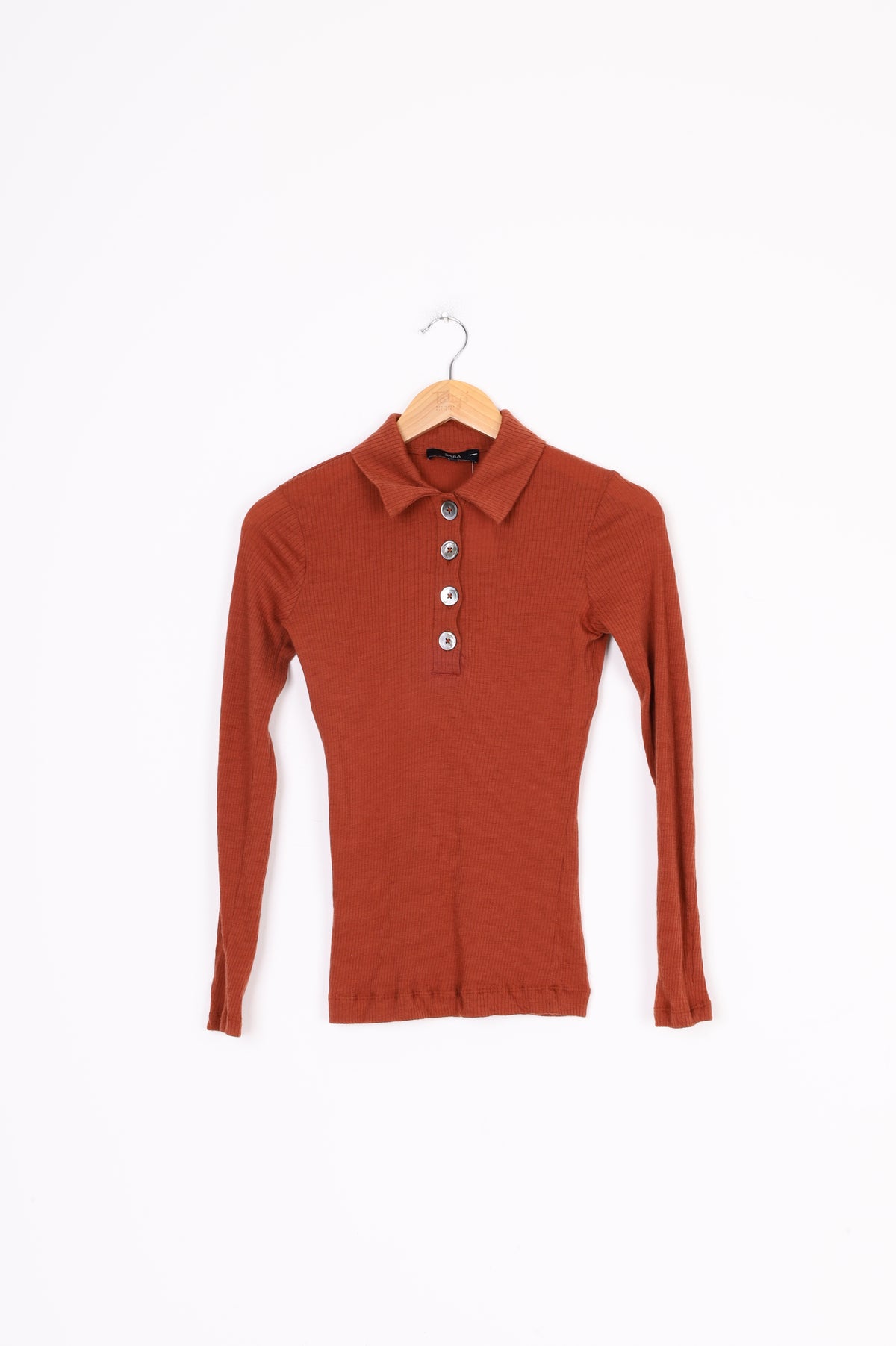 Saba Womens Brown Top Size XS