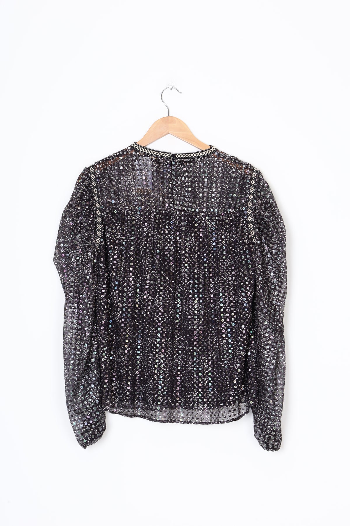 Maje Womens Black Blouse Size 3