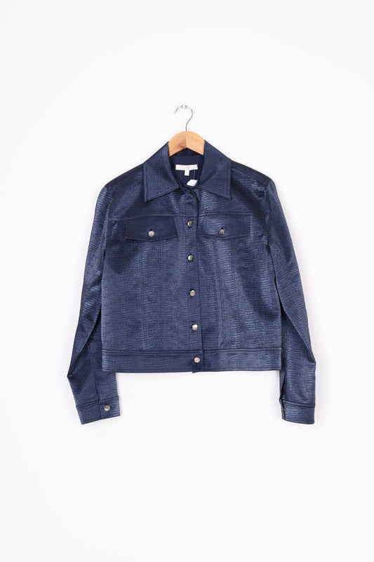 WAYF Womens Blue Jacket Size S