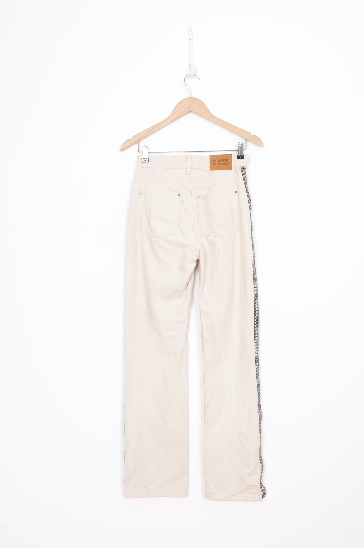 Claudie Pierlot Womens Beige Jeans Size 36