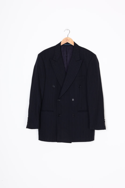 Boss Hugo Boss Mens Blue Blazer Size 50