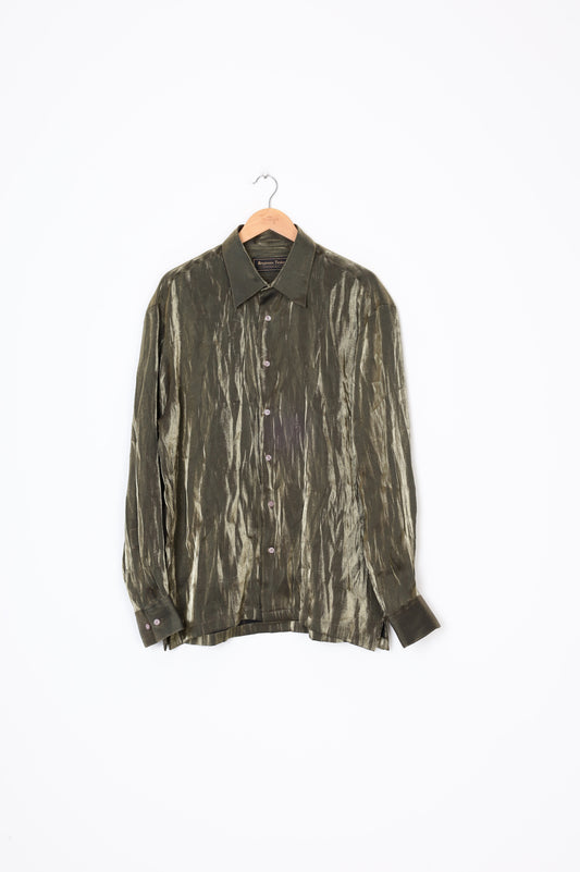 Benjamin Taylor - Vintage Womens Green Shirt Size XL