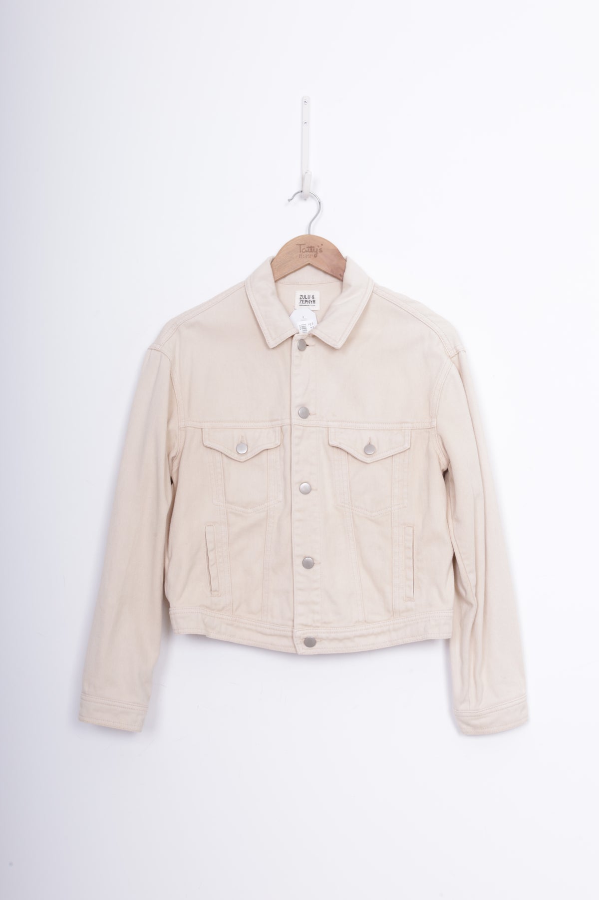 Zulu & Zephyr Womens Beige Jacket Size 12