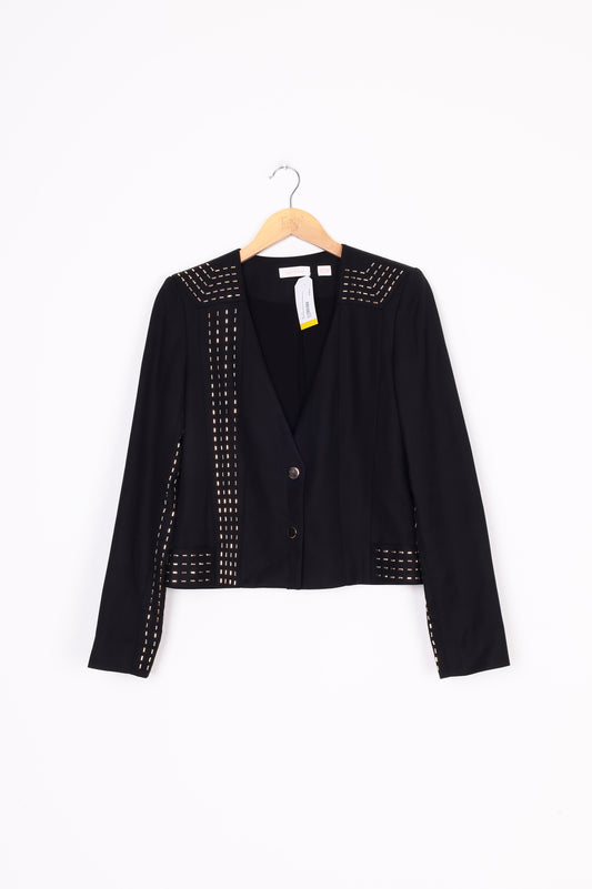 Sass & Bide Womens Black Blazer Size 6