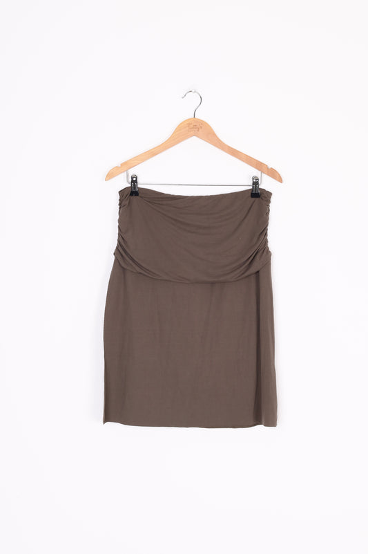 With Jean Womens Green Skirt Size L