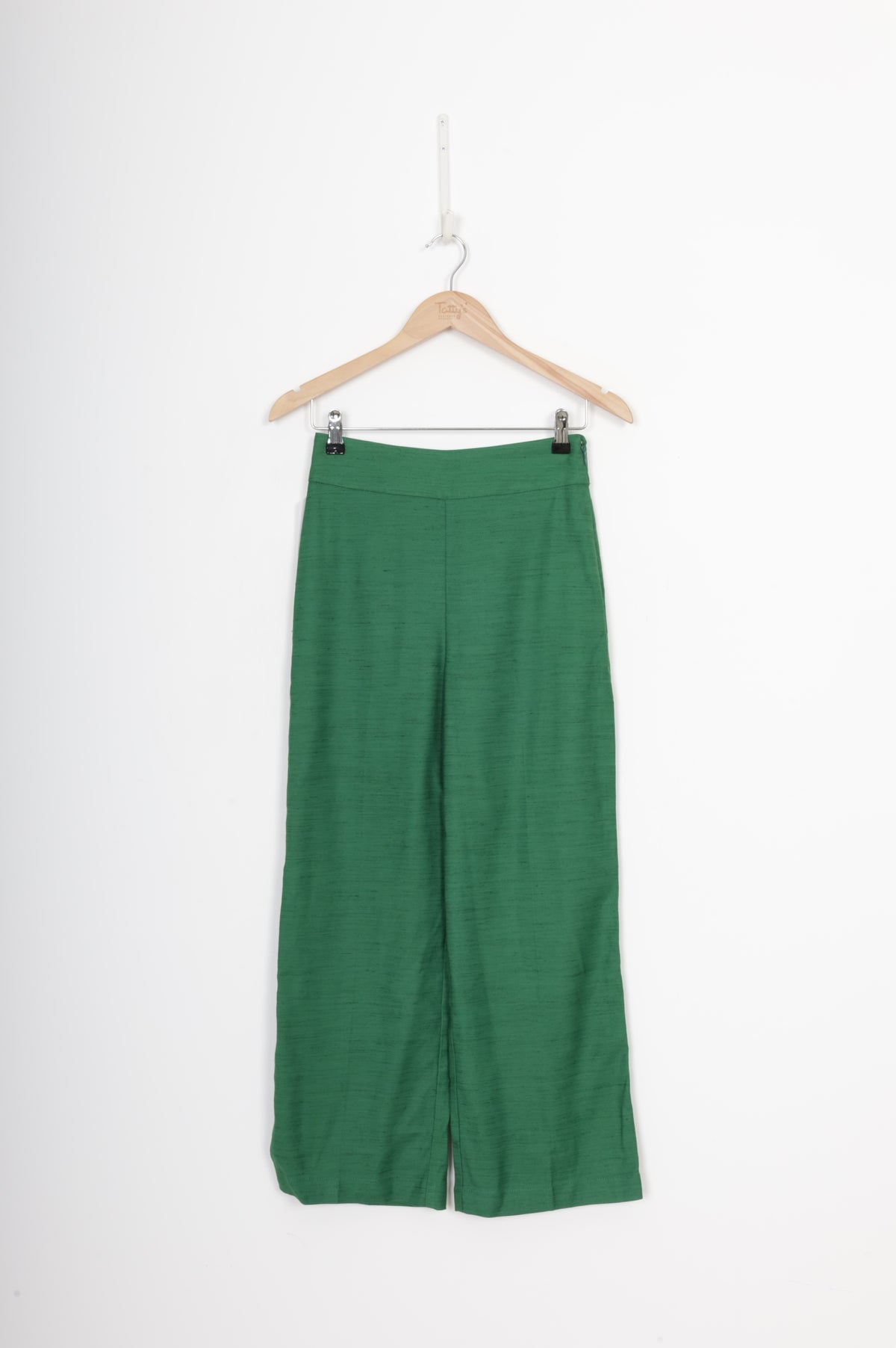Sezane Editions Womens Green Pants Size 34
