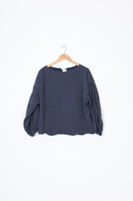 Dominique Healy Womens Blue Blouse Size M