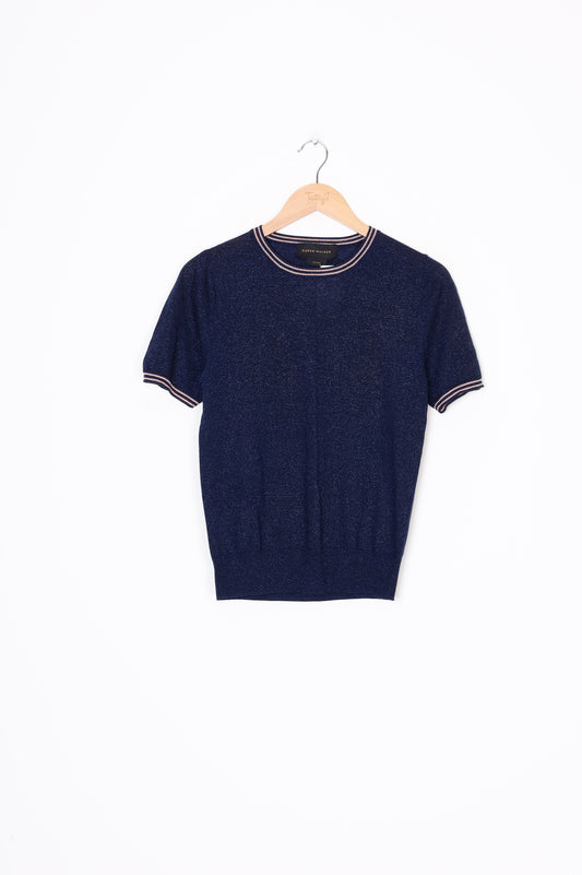 Karen Walker Womens Blue Top Size 8