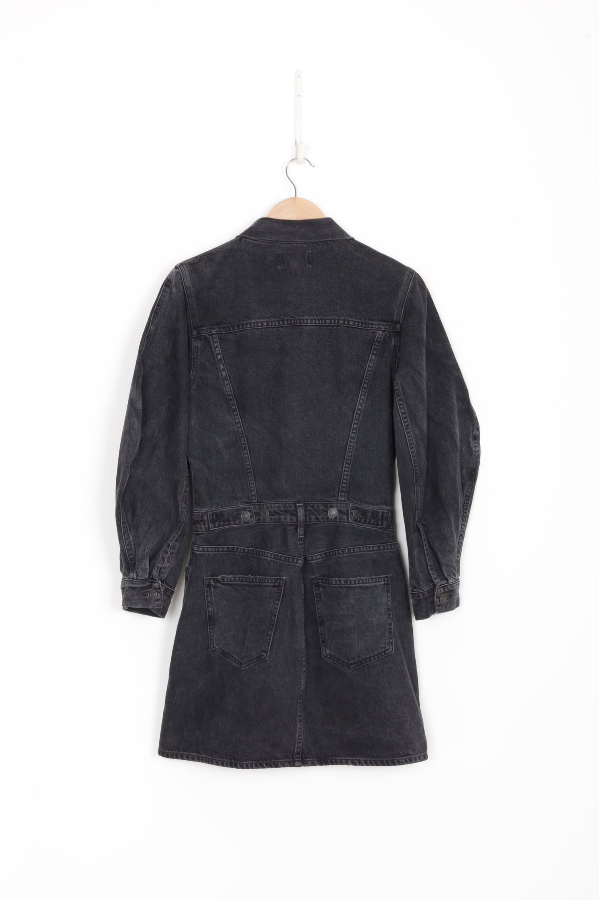 AGOLDE Womens Black Coat Size 6