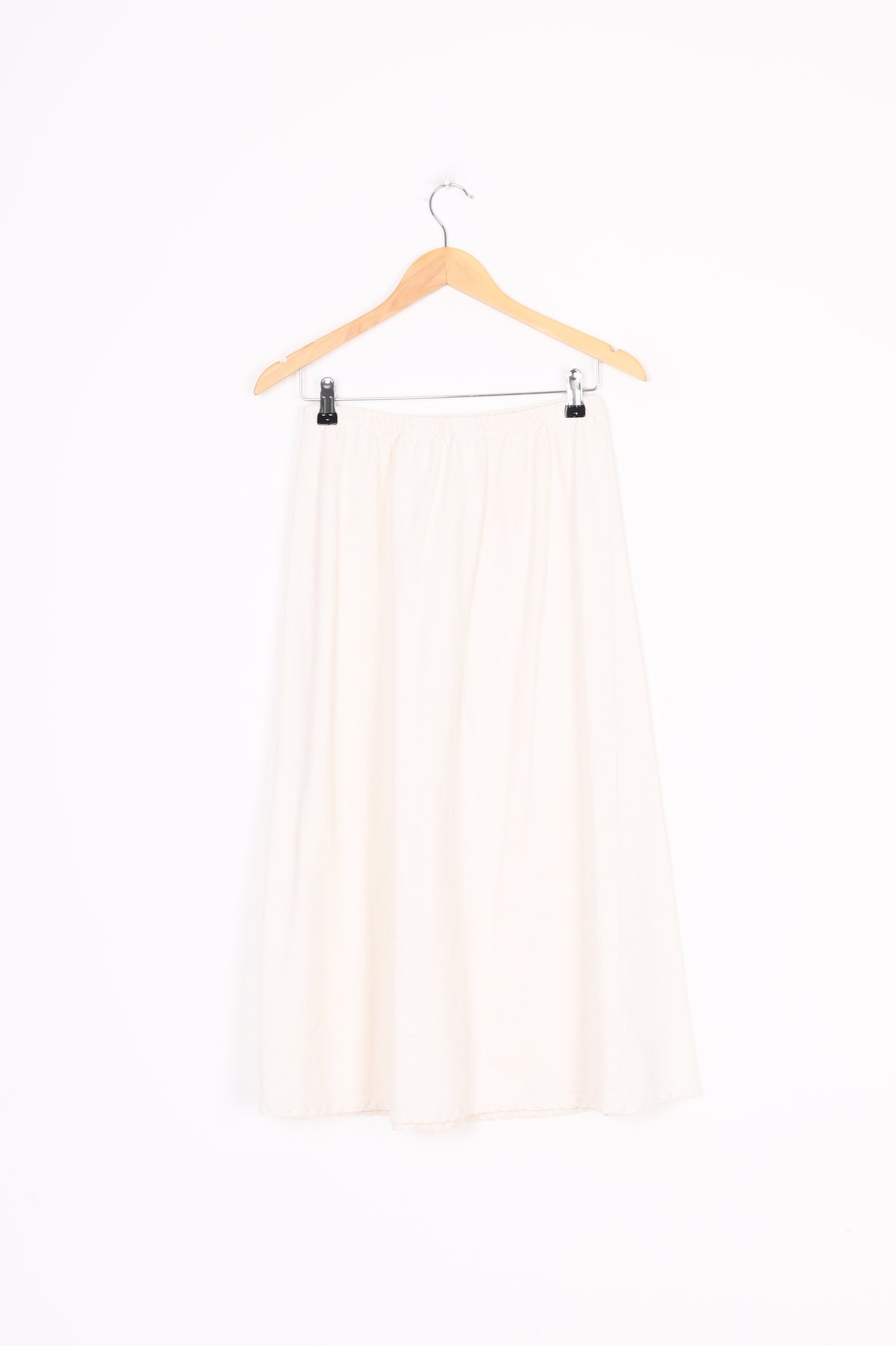 Widdess Womens Cream Skirt Size 12