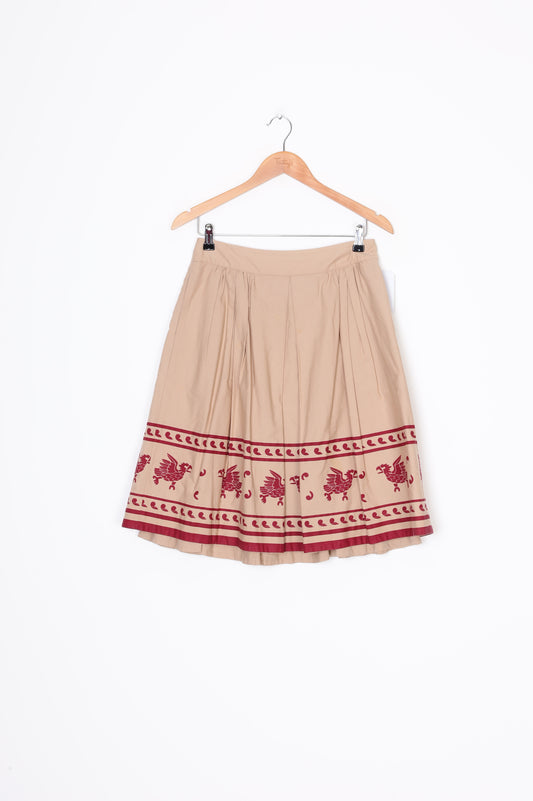 Trelise Cooper Womens Beige Skirt Size 10