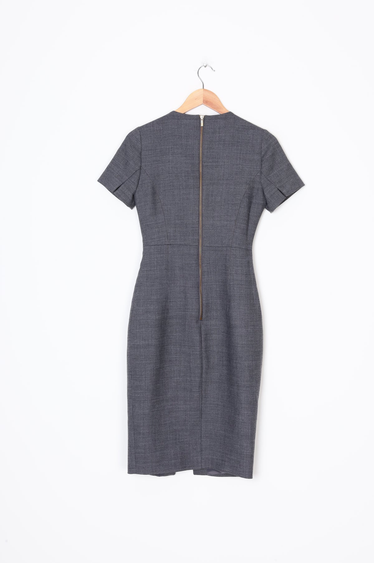 Karen millen Black label Womens Grey Dress Size 8