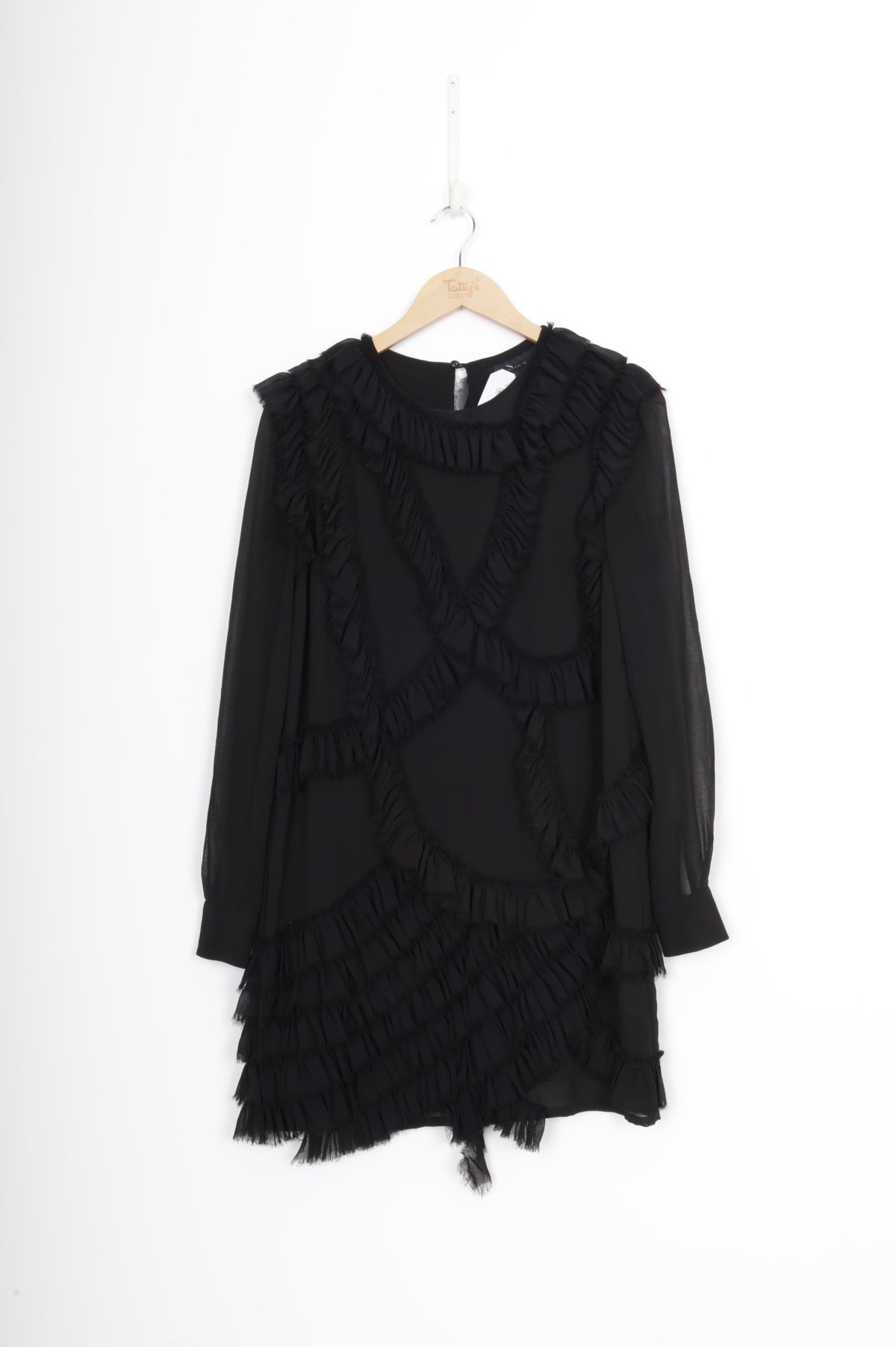 Karen Walker Womens Black Dress Size 8