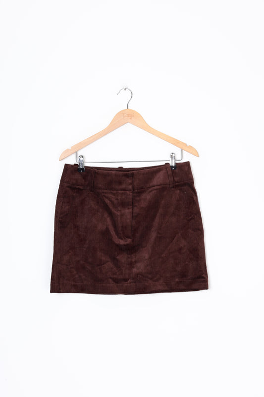 & Other Stories Womens Brown Mini Skirt Size 40