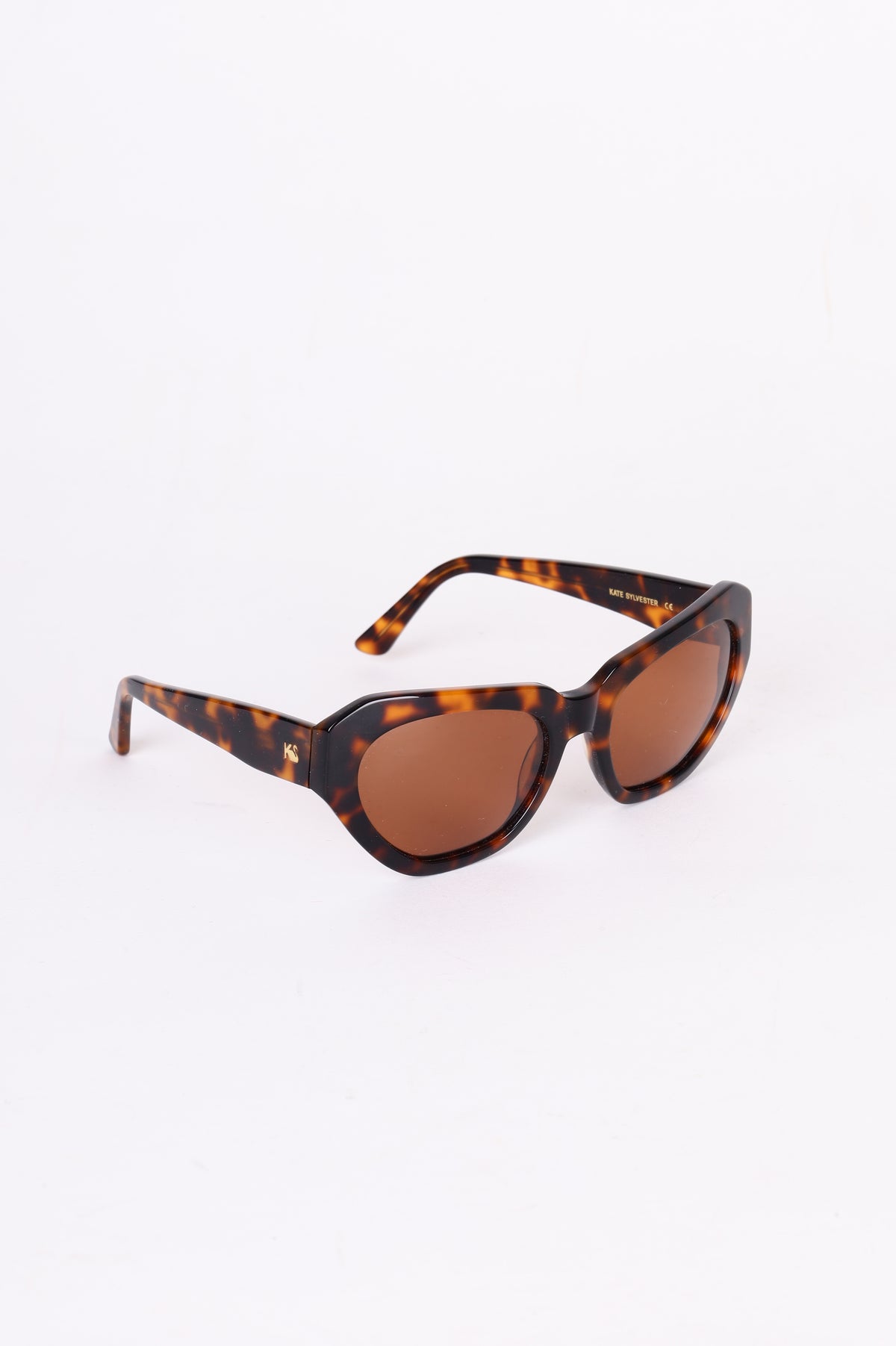 Kate Sylvester Womens Brown Sunglasses Size O/S