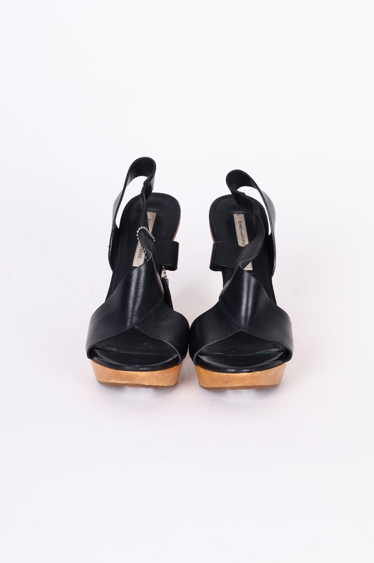 Diane von Furstenberg Womens Black Heels Size EU 40