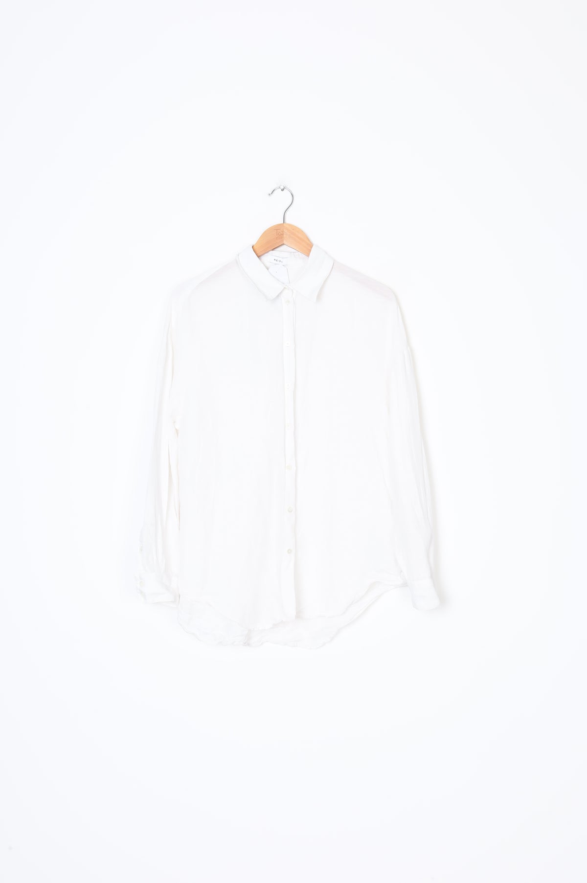 Reiss Womens White Shirt Size 10