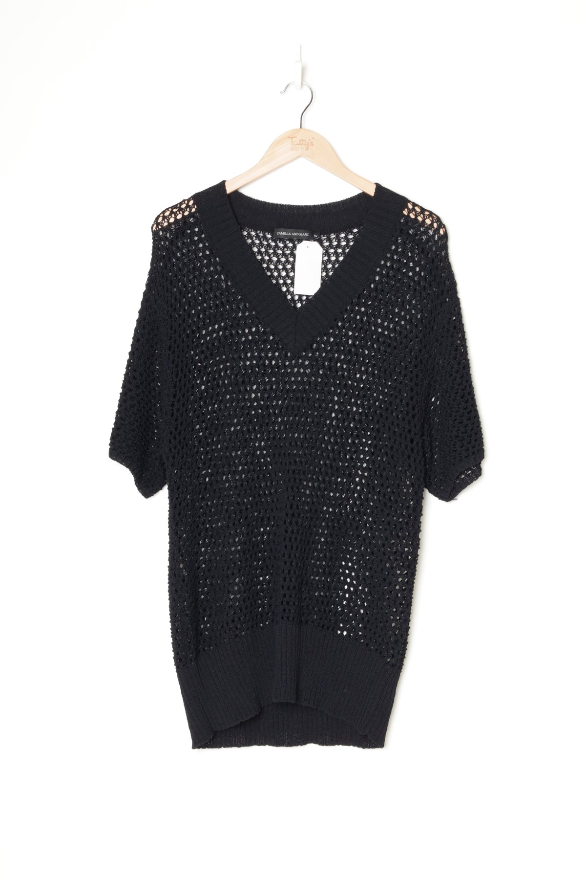 Camilla and Marc Womens Black Top Size L