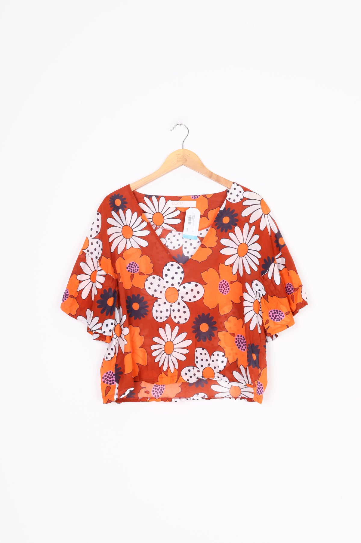 Coop by Trelise Cooper Womens Orange Top Size L