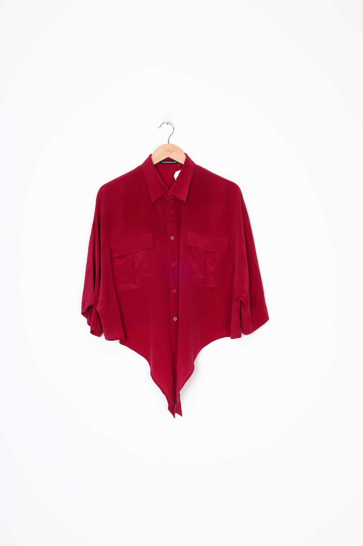 Knuefermann Womens Red Shirt Size M