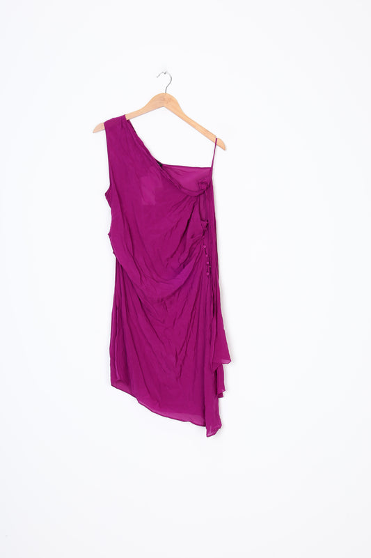 MNG Womens Purple Dress Size XL