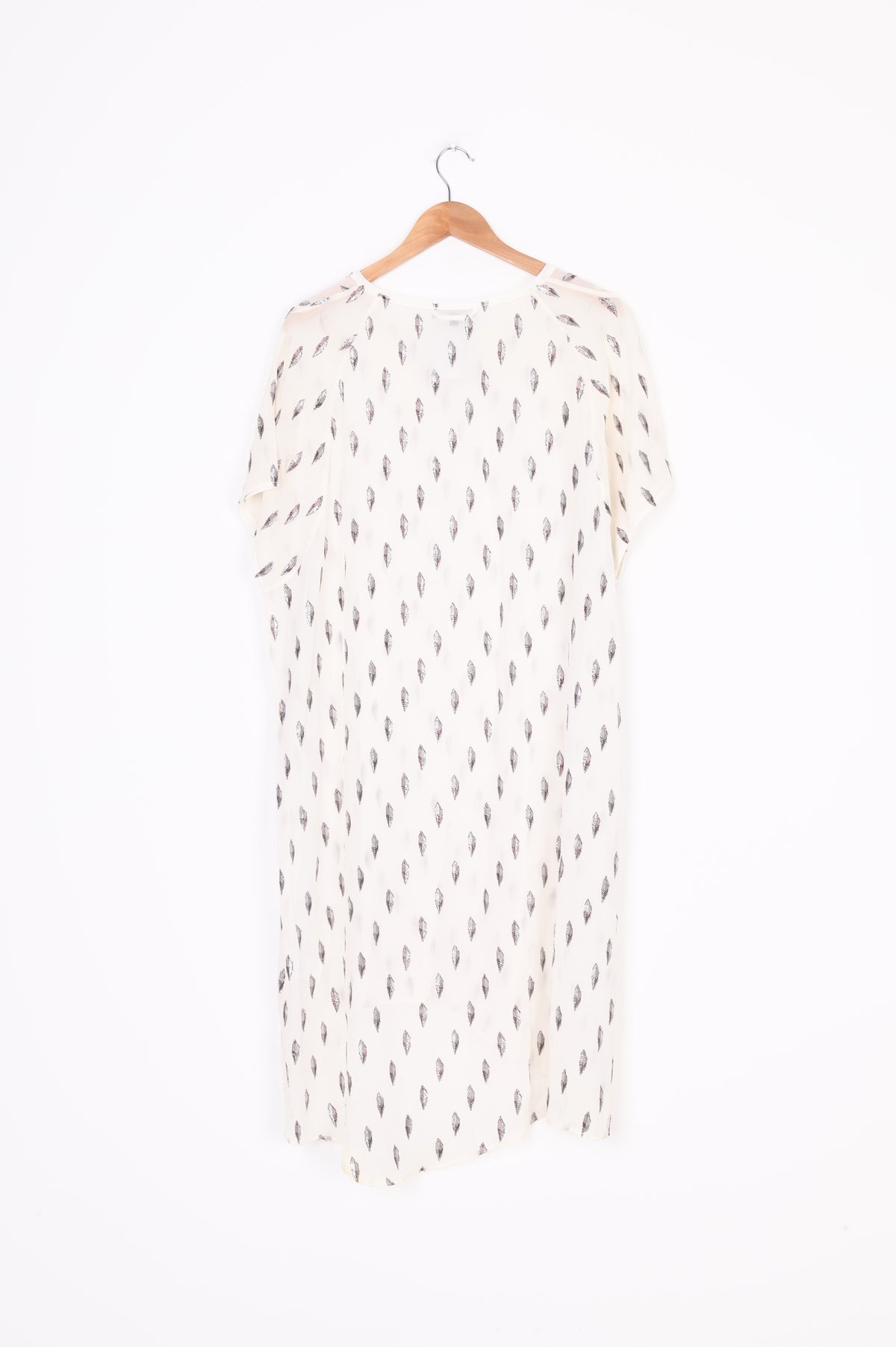 Life With Bird Womens White Dress Size 14