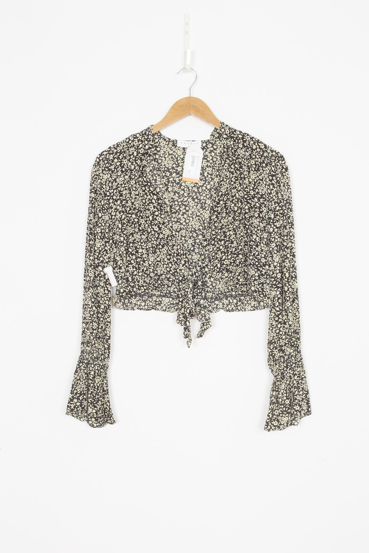 Sandro Womens Black Top Size 1