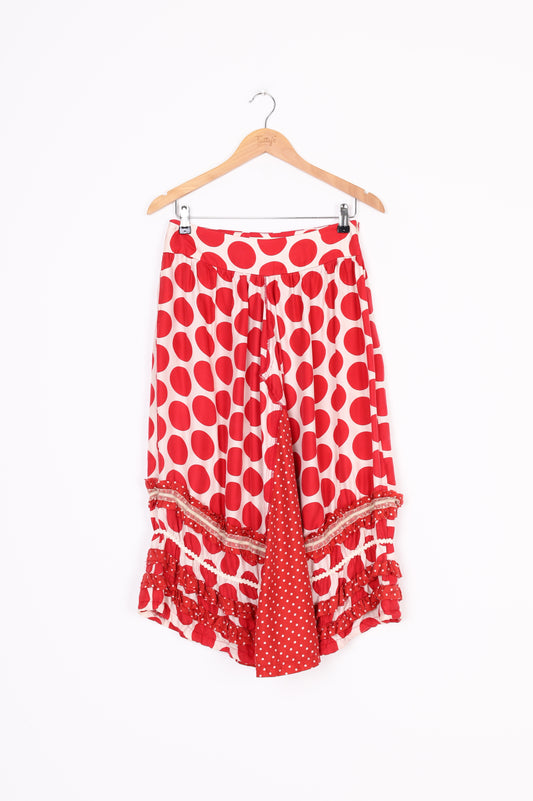 Trelise Cooper Womens Red Skirt Size 8